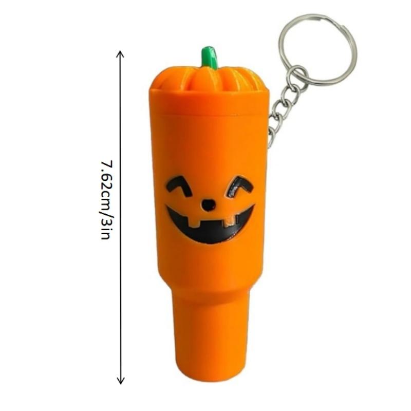 Mini Tumbler Keychain Container Chapstick Holder Fun Key Ring Handbag Charms Decorative Pendant Hallowmas Christmas Party Favors