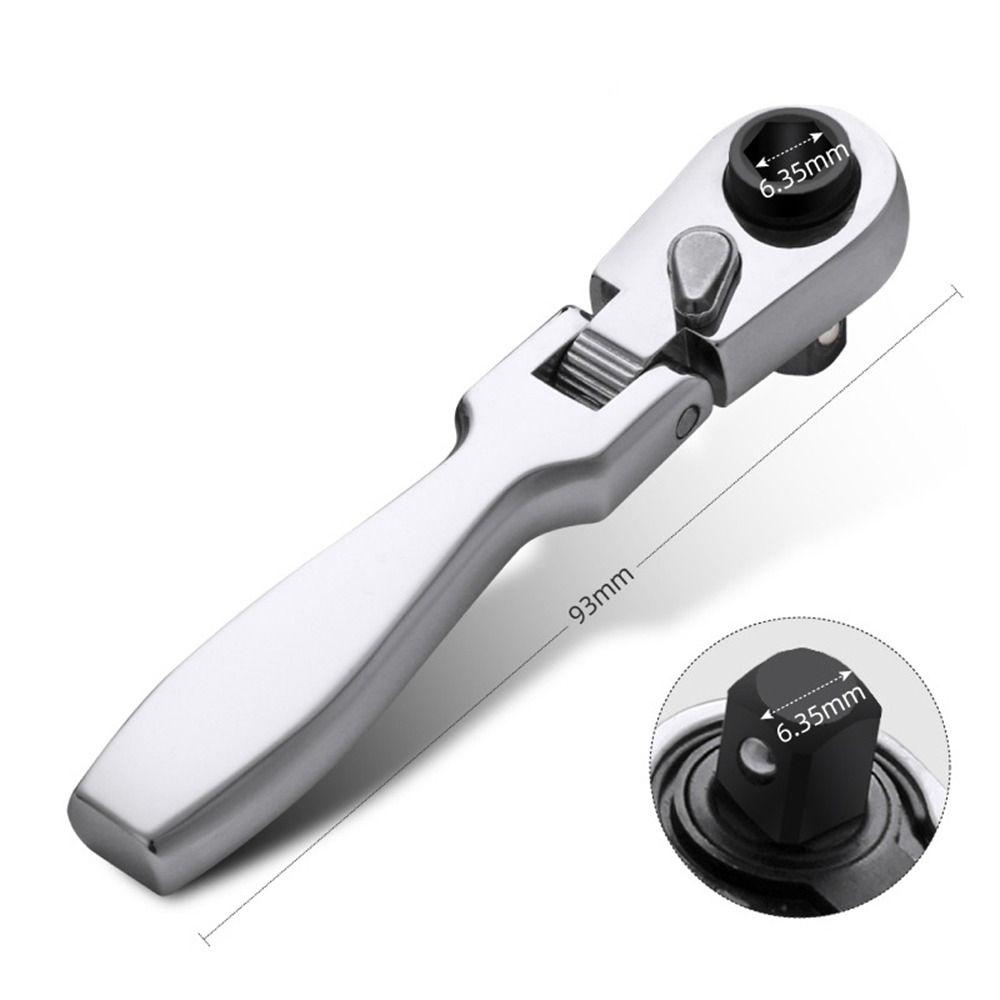 

Rotatable Ratchet Wrench Steel Spanner Tool New Dual Head Screwdriver Home