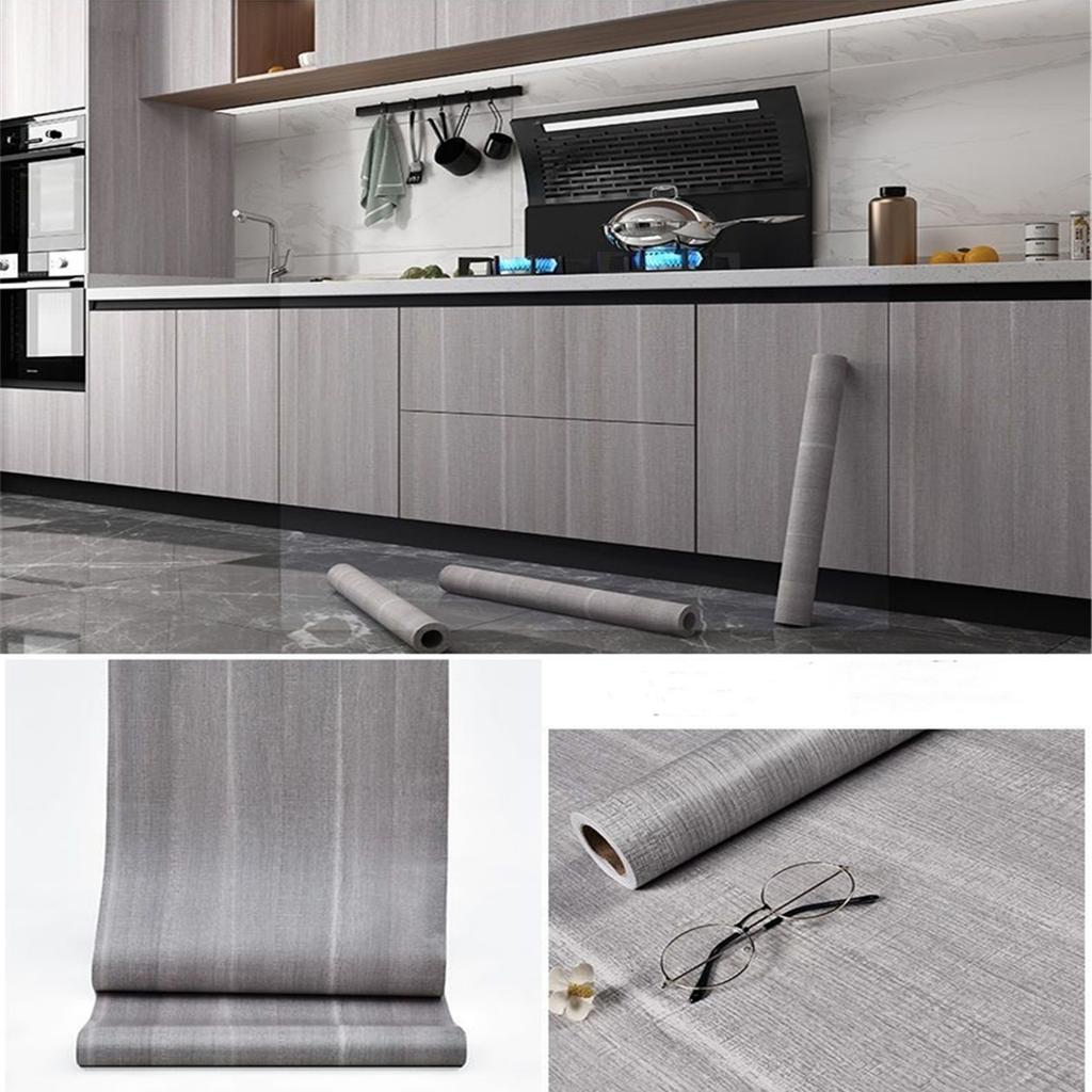 8M Waterproof Self Adhesive PVC Wallpaper Roll Furniture Cabinets Vinyl Decorative Film Wood Grain Stickers for Diy Home Decor