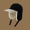 Autumn Winter Fleece Lamb Wool Baseball Cap for Women, Outdoor Warm Fleece Hat, Windproof Earflap Thermal Baseball Cap Unisex