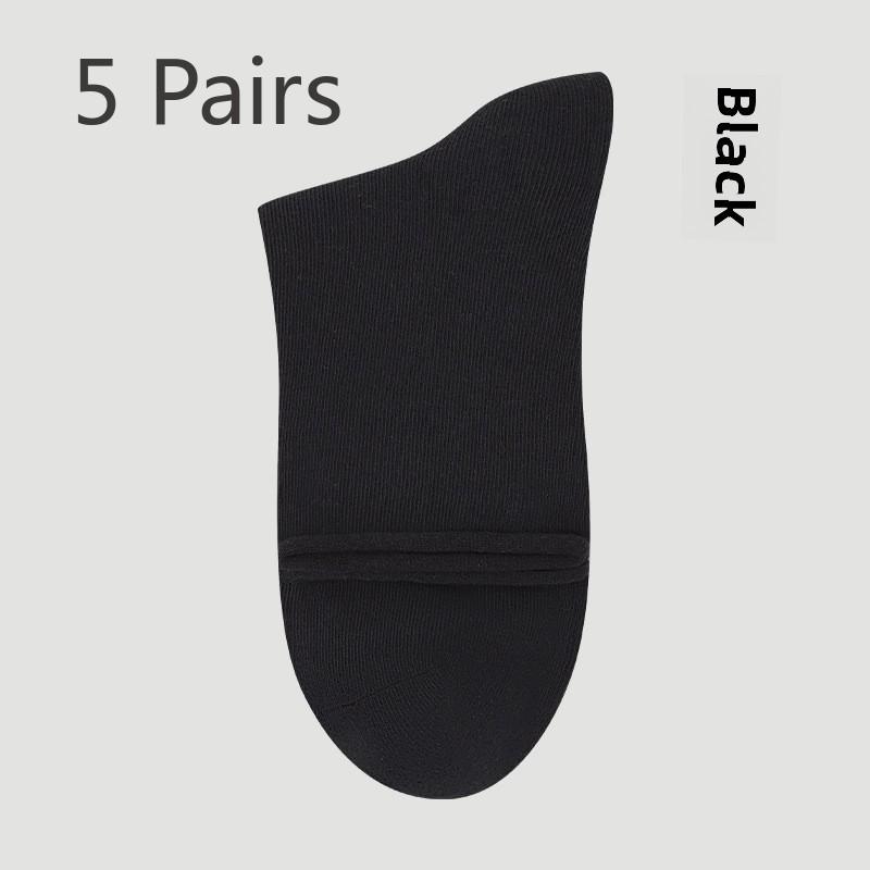 5 Pairs Socks Midtube Socks Women's Socks Women's Autumn and Winter Cotton Socks Maternity Color Socks