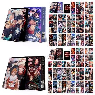 92 pièces Cartes Lomo Anime Satoru Gojo Papier Laser Cartes Photo Carte Postale pour Collectionneurs Fans Cadeaux