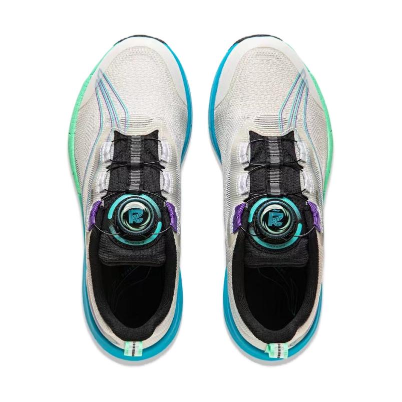 Li Ning Kids Ultra Light 21 Running Shoes Kids Sneakers Stone-Gray YKFU058-3