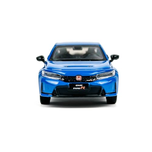 PAUDI MODEL 1/64 Scale Diecast Model Car of the 2023 Honda Civic TYPE-R FL5, Blue
