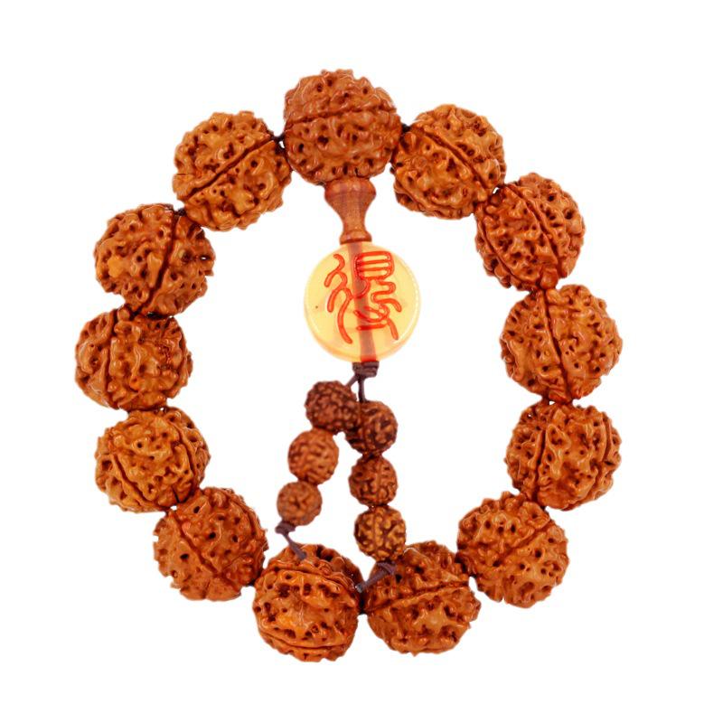 High-Quality Nepal Vajra Bodhi Shedde Men's 5-Bead Bracelet - Popular Live Broadcast Item.