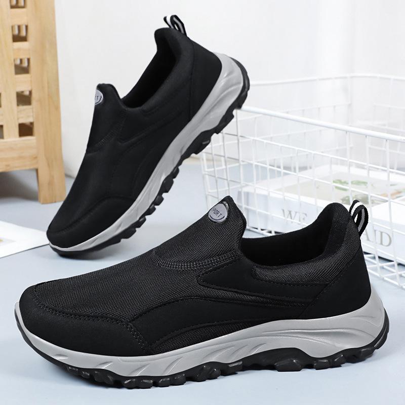 Autumn New Walking Shoes Middle-aged and Elderly Comfortable Casual Walking Elderly Sports Men's Shoes Breathable Not Stuffy Feet Dad Shoes