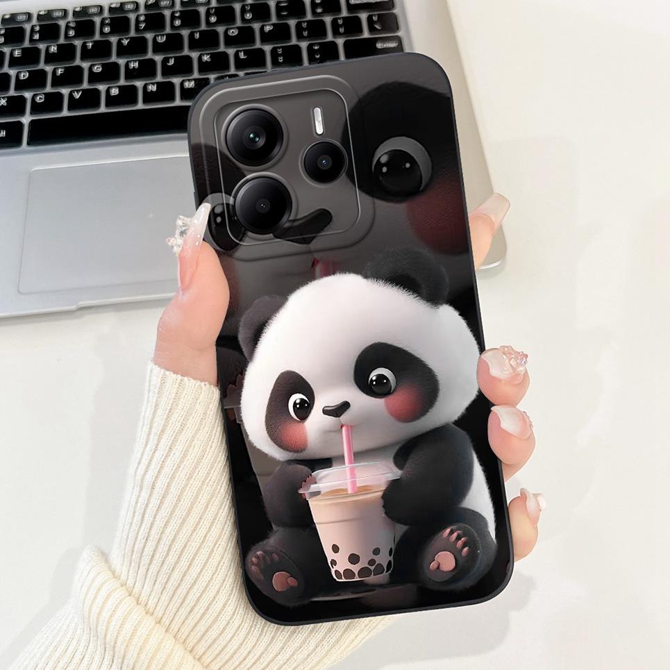 New Fashion Case For Xiaomi Redmi Note 14 14S 14 Pro Plus Phone Shell Flower Butterfly Luxury Girly Back Cover Soft Silicone
