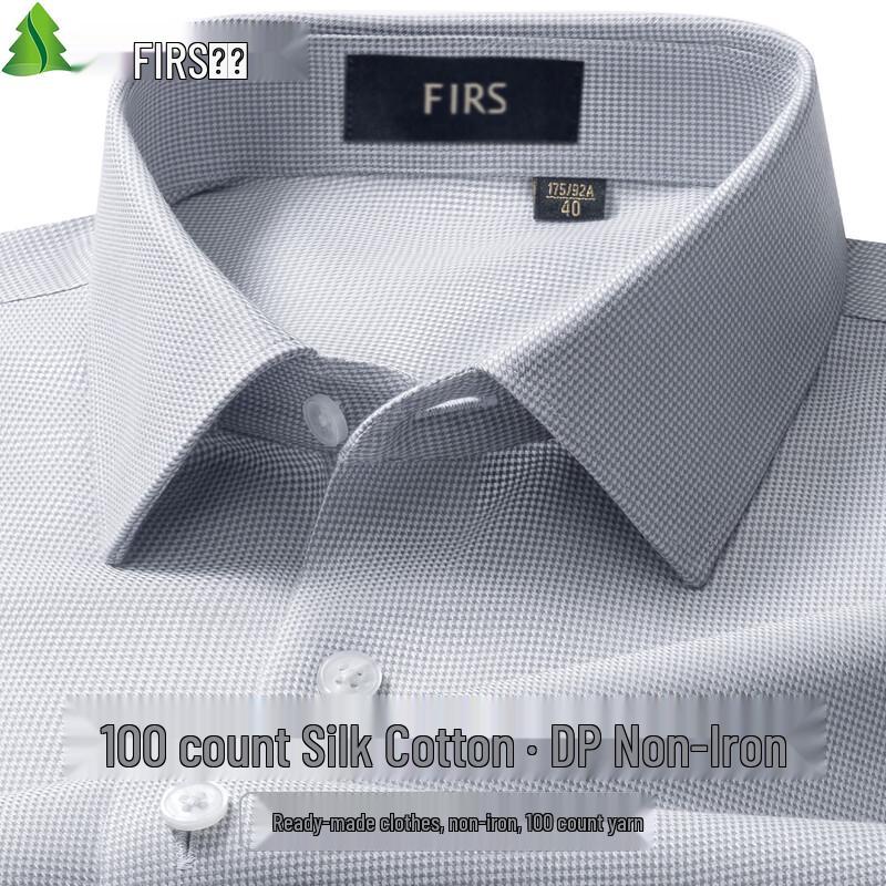 FIRS Men s Silk-Cotton Long Sleeve Non-Iron Shirt 42