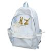 Schoolbag schoolbag junior high school girl Korean ins niche rabbit printing high value high capacity junior high school backpack