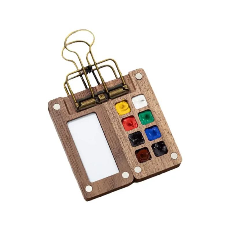 

Portable Sketchbook Color Palette, Mini Travel Watercolor Painting Box (no Paint) Convenient, Practical and Easy To Carry