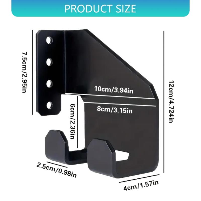 652F Wall Mounted Chainsaw Hanger Heavy Duty Garage Organization Space Saving Design Garage Tool Storage Rack For Chain