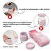 3 Piece Lotion Jar Refillable Empty Cosmetic Storage Containers Leak-Proof Portable Skin Products Storage Box Silicone Durable