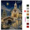 DIY Jesus Pearl Art Painting Kit Holy Family Religious Figure Beaded Craft Set Handmade Christian Pearl Art Kit For Home Decor