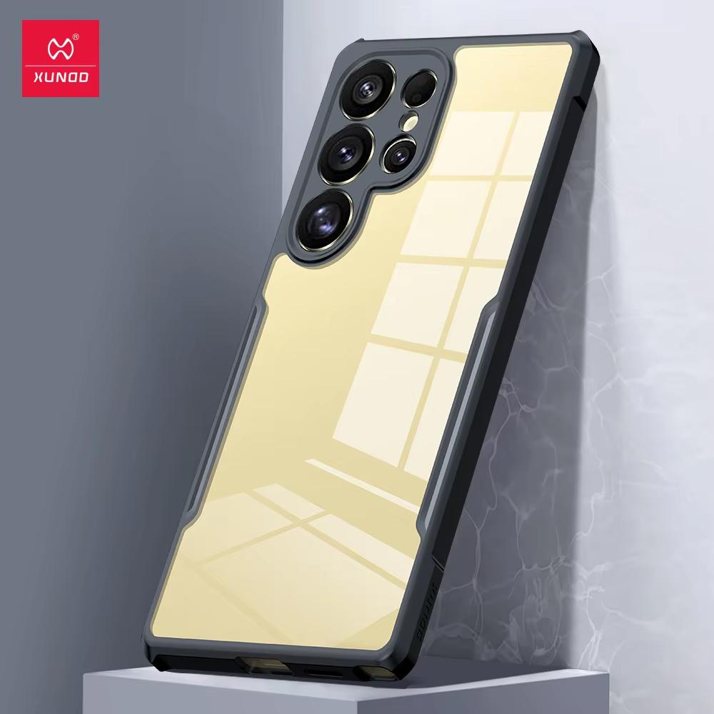 For Samsung Galaxy S25 S24 S23 Ultra Plus S25+ S24+ S23+ Case XUNDD Casing Transparent Phone Cover Shockproof Bumper Protective Cases