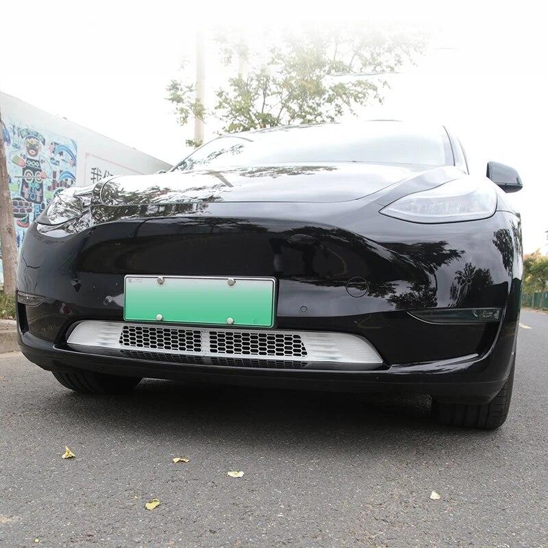 Futhope 2pcs Insect-proof Net For -2023 Tesla Model Y Front Cover Air-conditioning Modification Inlet Cover Protective