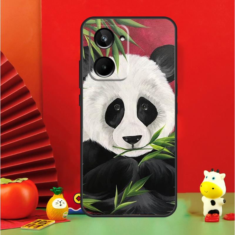 Panda Animal Cute Bear For Realme 10 11 12 13 14 Pro Plus 15 GT7 Pro GT6 C65 C67 C63 C61 C55 C51 C53 C35 C75 Case