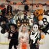 Halloween Party Festive Atmosphere Decor Banner Bat Pumpkin Spider Spiral Ornament Hanging Pendant For All Saints' Day Party