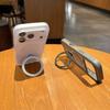 Suitable for IPhone17promax Matte Touch Phone Case 360 Degree Rotating Magnetic Stand, Apple 16 Protective Case