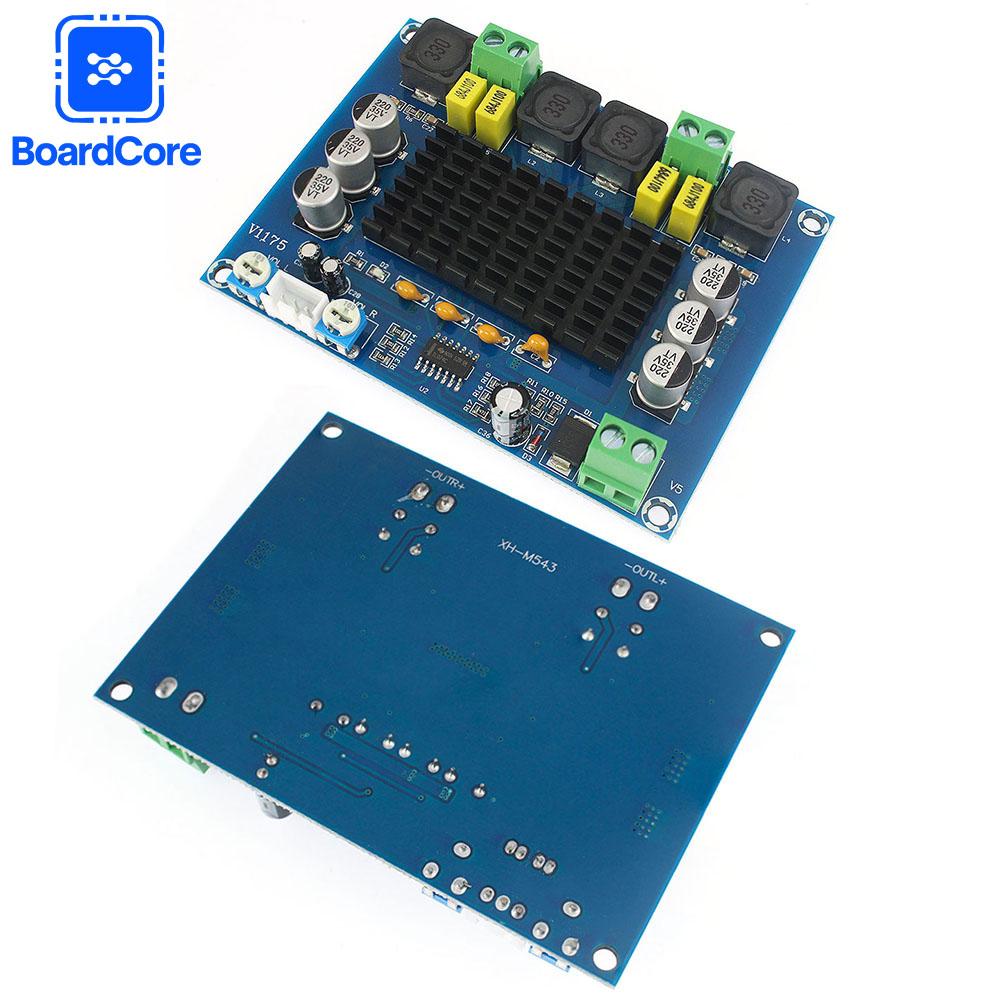 XH-M543 TPA3116D2 Class D Amplifier Board Module 2x120W Stereo Digital Audio Power Dual Channel Amplifier for Home Speaker DIY