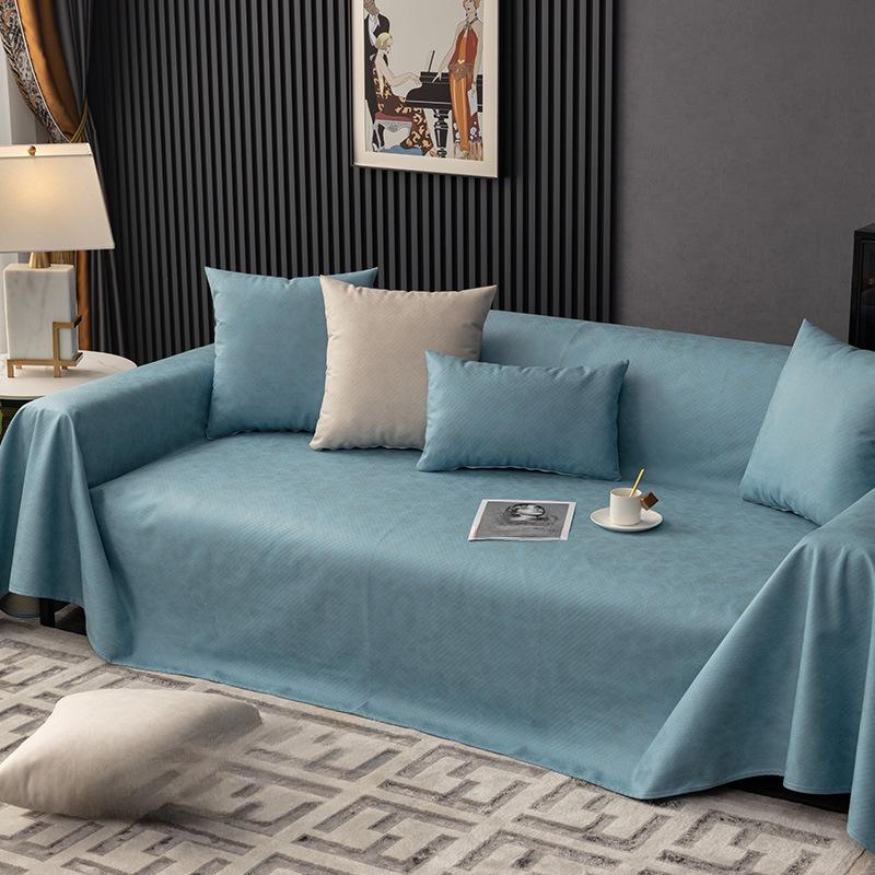 Sofa Cover Towel Full Cover Cloth Four Seasons Universal Waterproof Urine-Proof Non-Stick Wool Technology Cloth Sofa Cushion