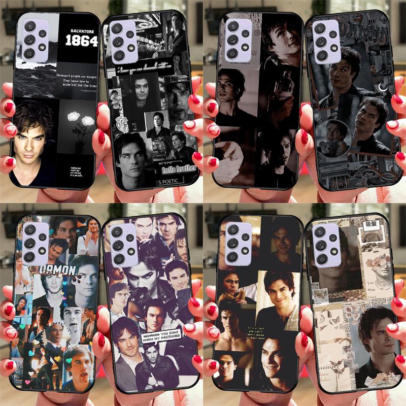 Damon Salvatore The Vampire Diaries Case For Samsung A54 A34 A24 A14 A51 A71 A12 A22 A32 A52 A72 A73 A33 A53 A13 Back Cover