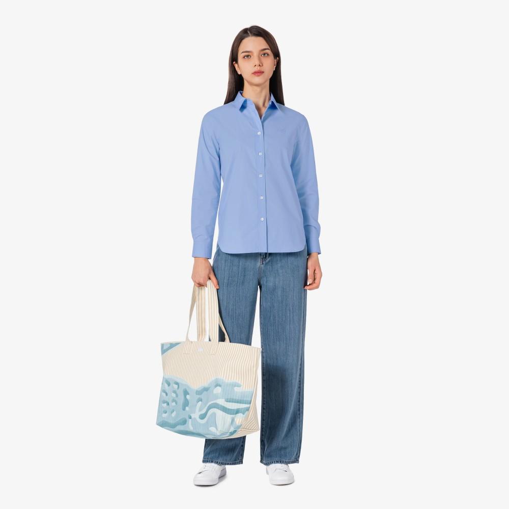 [lacoste] Women's Poplin Solid Shirt CF694E-56GAEY