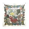 HERMES CITROUILLES & COLOQU IN TES Pumpkin and colocynth Carre90 Scarf Unused