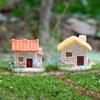 Decor Resin Ornament Miniature Fairy Garden House Villa Miniature Landscape Bonsai Decor Outdoor DIY Dolls House Decoration