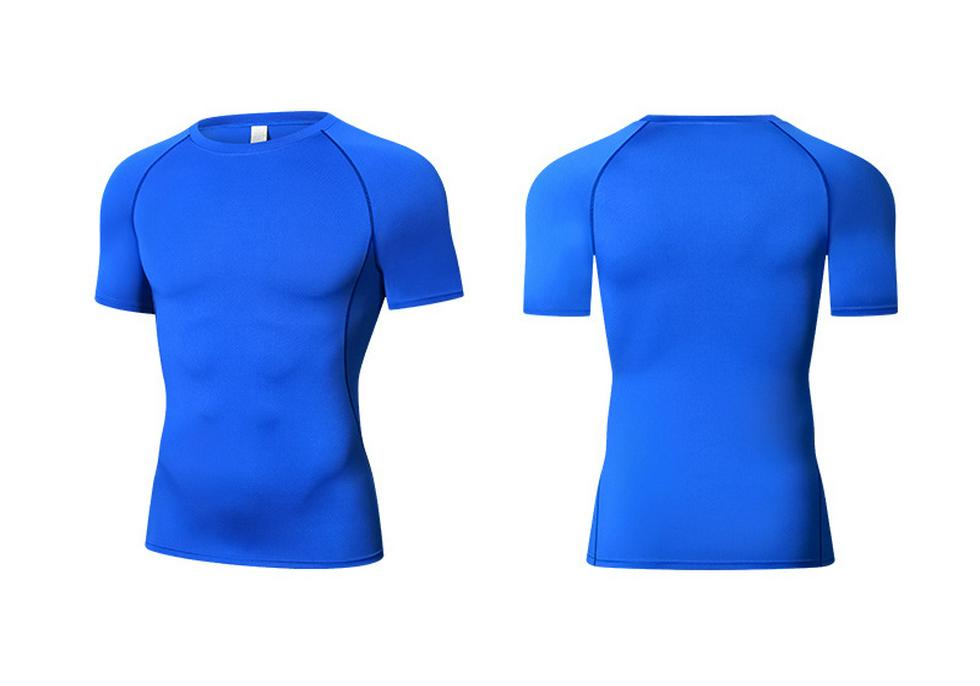Elite Short Sleeve Basketball Compression Shirt - Breathable, Quick-Drying, Sweat-Wicking Fitness Base Layer