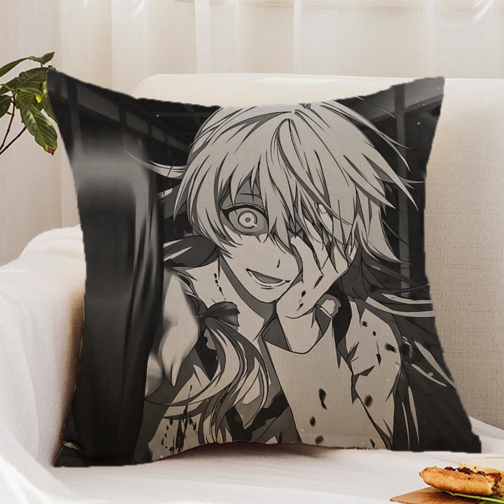 M-Mirai N-Nikki Cushion Cover Premium Comfort Reversible Pillow Cover - Dual - Use Design for Home & Car