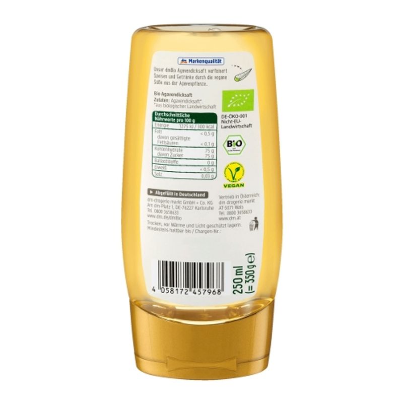 DM Bio DM Agavendicksaft 250ml