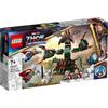 LEGO Super Heróis: Novo Ataque a Nova Asgard 76207 Blocos de Brinquedo Presente Super-Herói Quadrinho Americano Herói Sentai Meninos Idades 7 e Acima