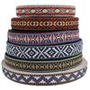 Colorful Ethnic Jacquard Ribbon for Clothing, Shoes, Hats, Packaging, and Decorative Accessories (30-34mm Wide)