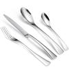 430 Stainless Steel Cutlery Set 4 Piece Set Hotel Restaurant Supplies Steak Home Creative Knife Fork and Spoon Gift Box
