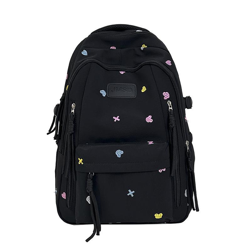 Schultasche Schultasche weiblich Mittelschülerin Stern Mond Creme Design neuer weiblicher Computer-Rucksack Mädchen College-Stil Rucksack