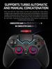 Silicone Grip RGB Six-Axis Somatosensory Touch Controller for PS4 & Mobile