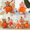 Cute Bear Pig Plush Toy With Detachable Pumpkin Decor Design Children Toys For Kids And Girls