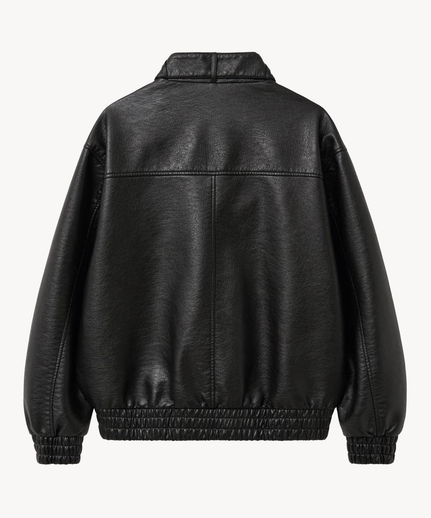 Vtwo 8302 Washed Leather Blouson (Black)