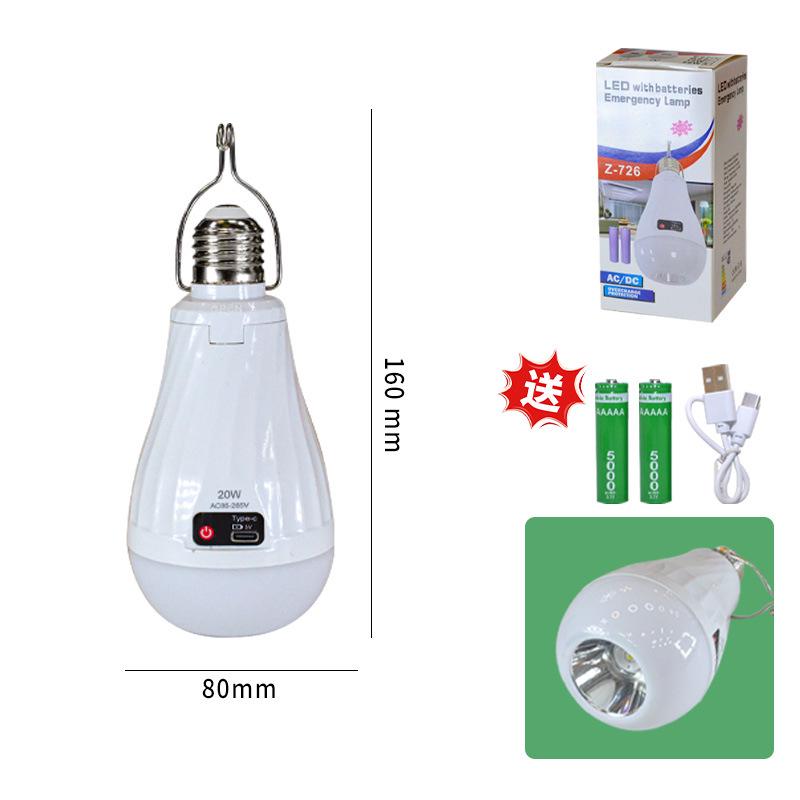 Ampoule de poche LED E27: Lumière d'urgence à économie d'énergie, activée par l'eau