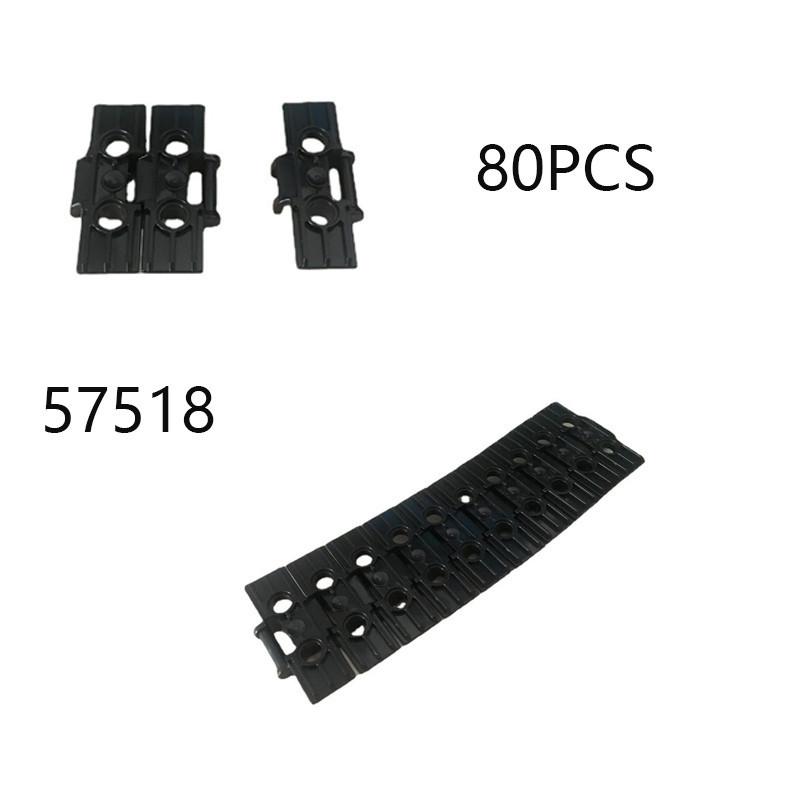 MOC Technical Chain Wheel Part Constructing Blocks Bricks Parts Link Tire Gear Wheels Tank Tracks DO-IT-YOURSELF 57518 57519 24375 3708