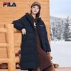 FILA Women's Winter Hooded Mid-Length Down Jacket