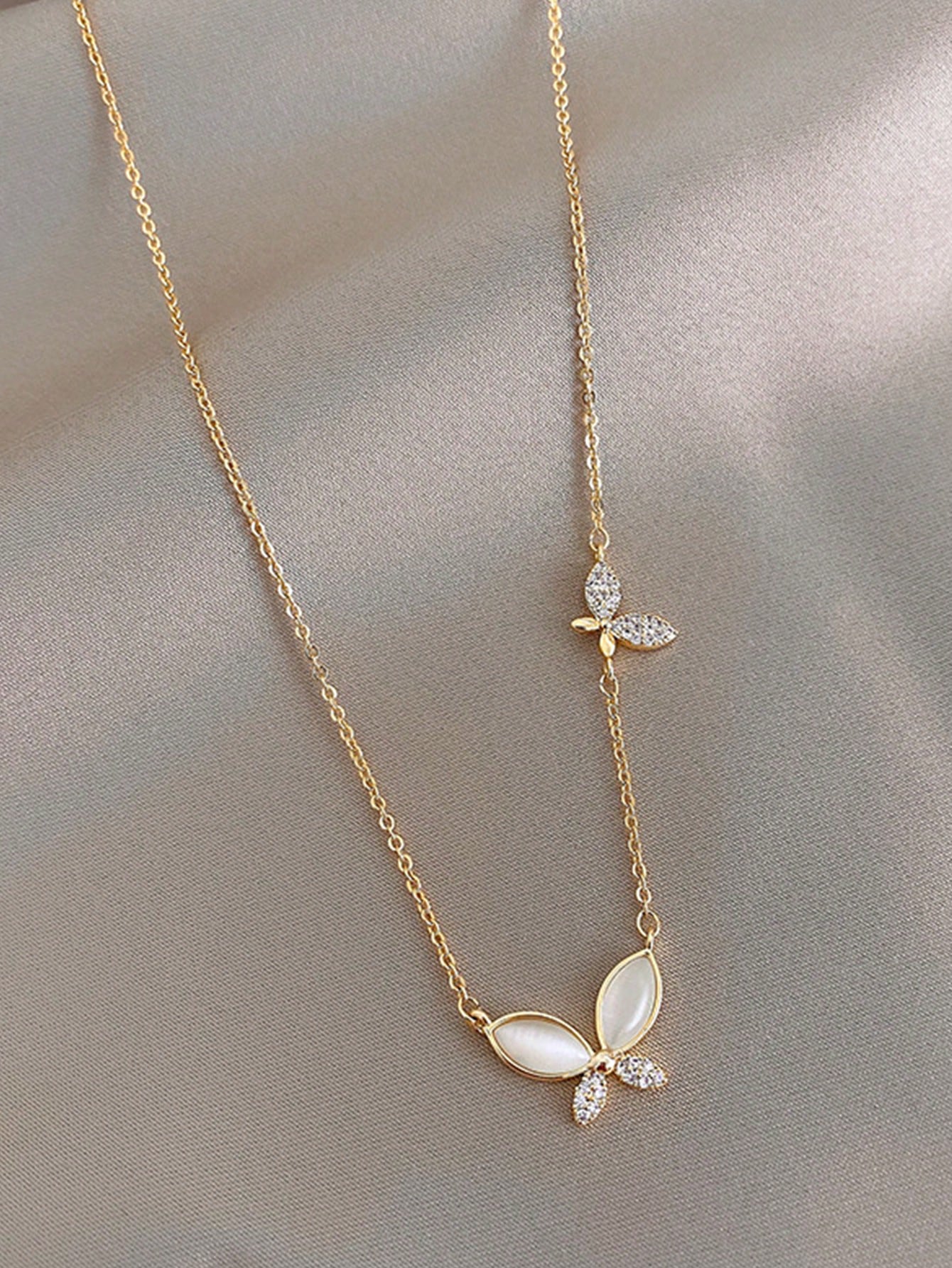 

1 шт. Цепочка-ожерелье с декором в виде бабочки one-size