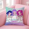 Anime K-pop Demon Hunter Cushion Cover Comfortable Reversible Pillow Cover Ideal for Car Sofa Bedroom & Beyond