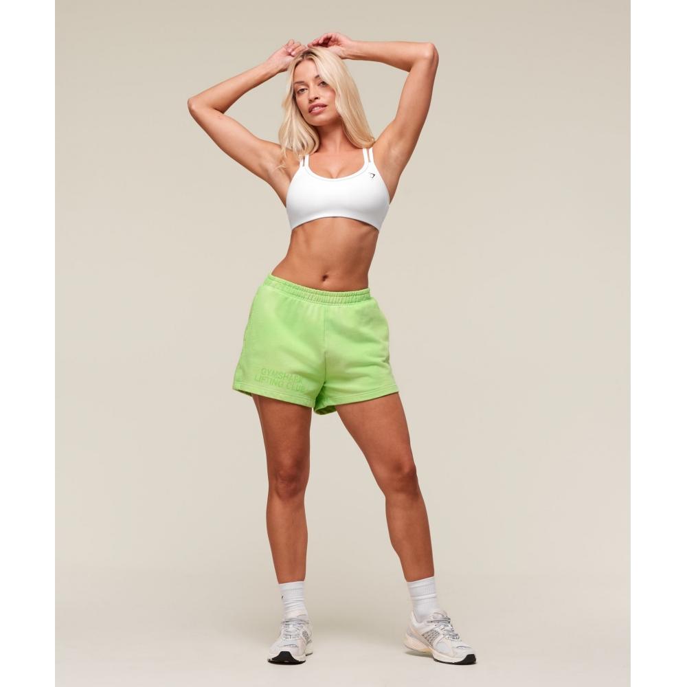 Gymshark Summer Tie Dye Graphic Shorts Energy Gelato Green Wash B3b7v Ec44