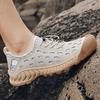 38-46 Summer Men's Large Handcrafted Mesh Breathable Hole Shoes Outdoor Casual Running Shoes Hiking Shoes