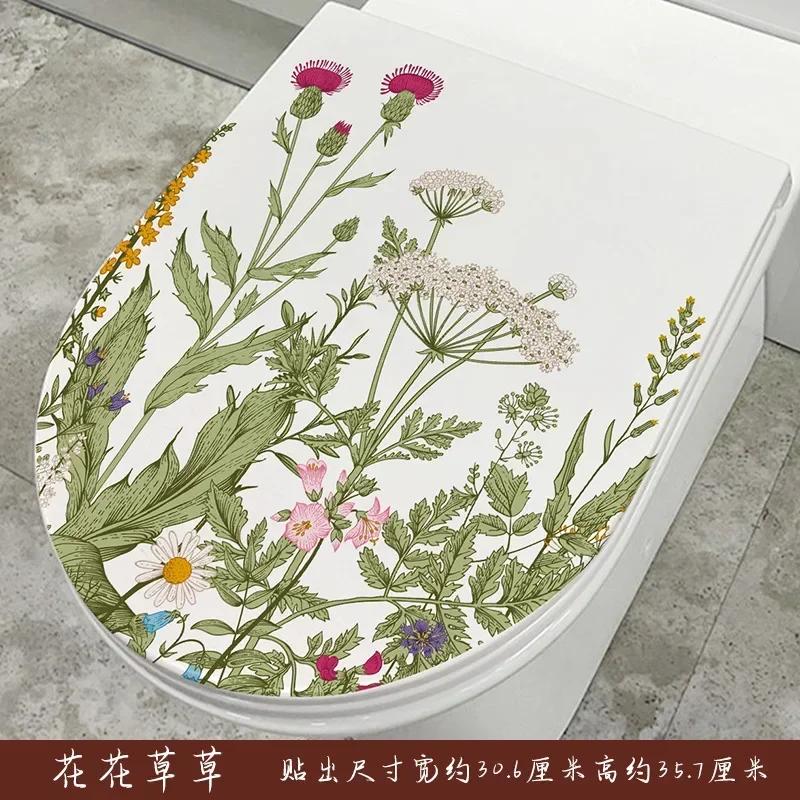 Waterproof Butterfly Wall Stickers Toilet Sticker Decorative Kitchen Stickers Bathroom Vinyl Decals Christmas Decoration
