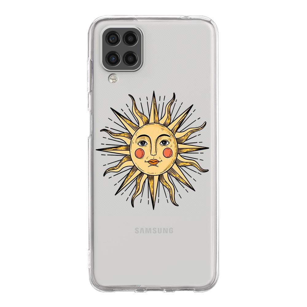 Zabawne Słońce Księżyc Anioł Oczy Do Samsung Galaxy A51 Etui na Telefon A71 A21S A12 A11 A31 A52 A41 A32 A23 A33 A53 A73 A03S A13 5G Pokrowiec