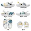 Casual Printed EVA Clogs for Women Men Ventilated Lightweight Slip On Casual Shoes Soft Sole Summer Sandals Daily Leisure Wear
