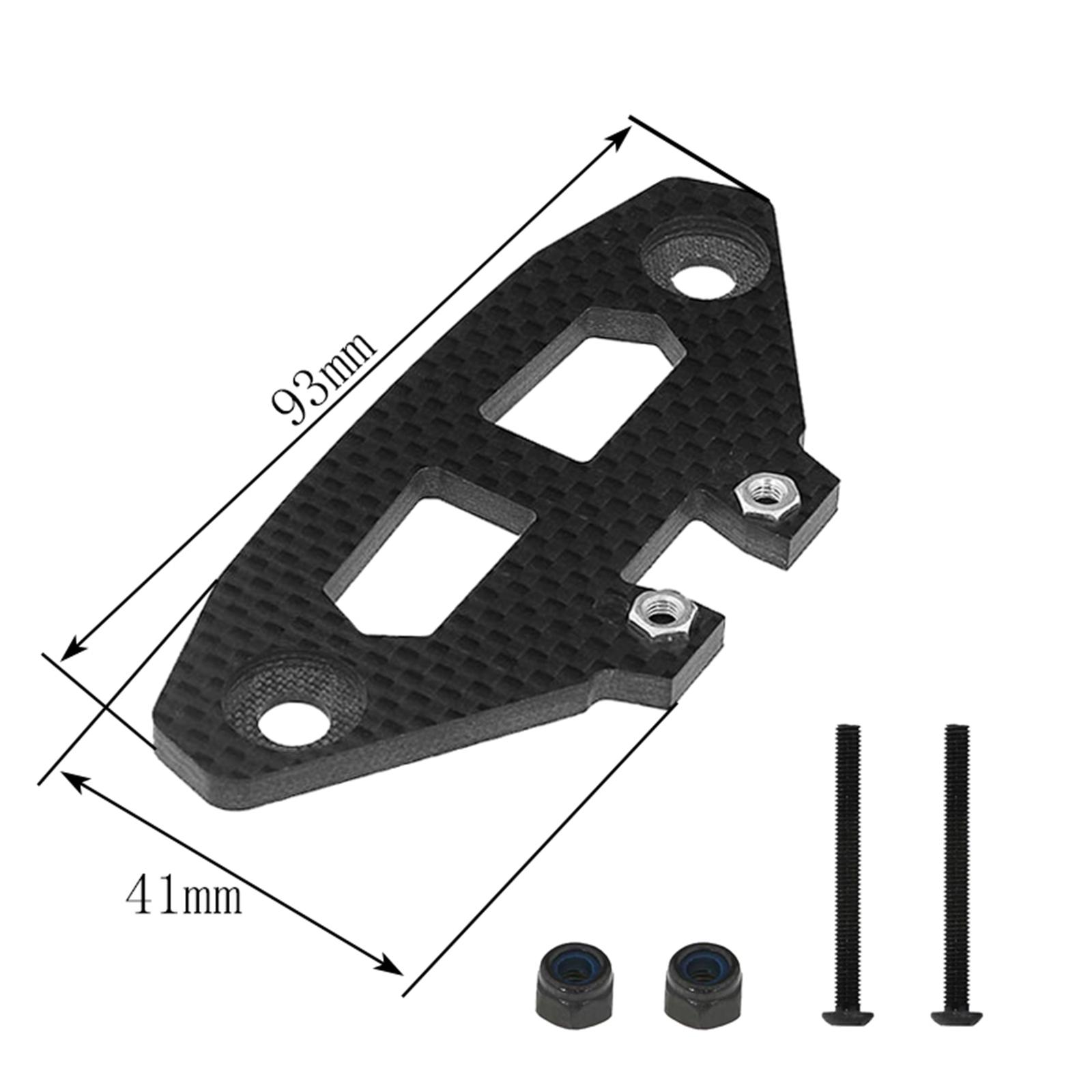 

Carbon Front Bumper Plate Bracket Replacement for XV02 1Celsius10 Remote Control Car Upgrade Accessories