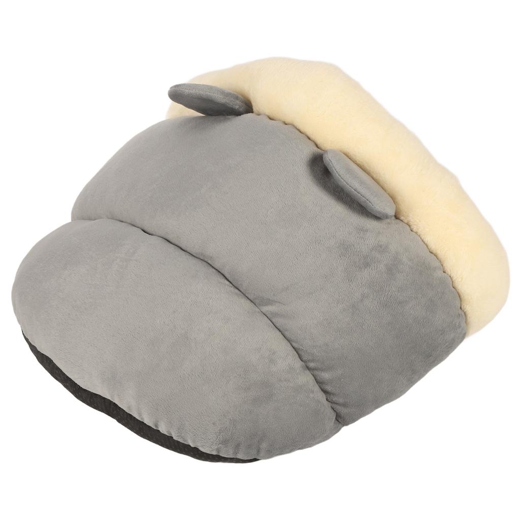 Katzenhöhlenbett Dreiecksbett Warm Weich Bequem Halbgeschlossen Katzenzeltbett Haustier Dreiecksnest für Winter Haustiere Welpe